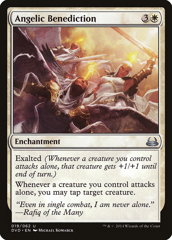 Angelic Benediction DVD-19 Duel Decks Anthology: Divine vs. Demonic Magic card