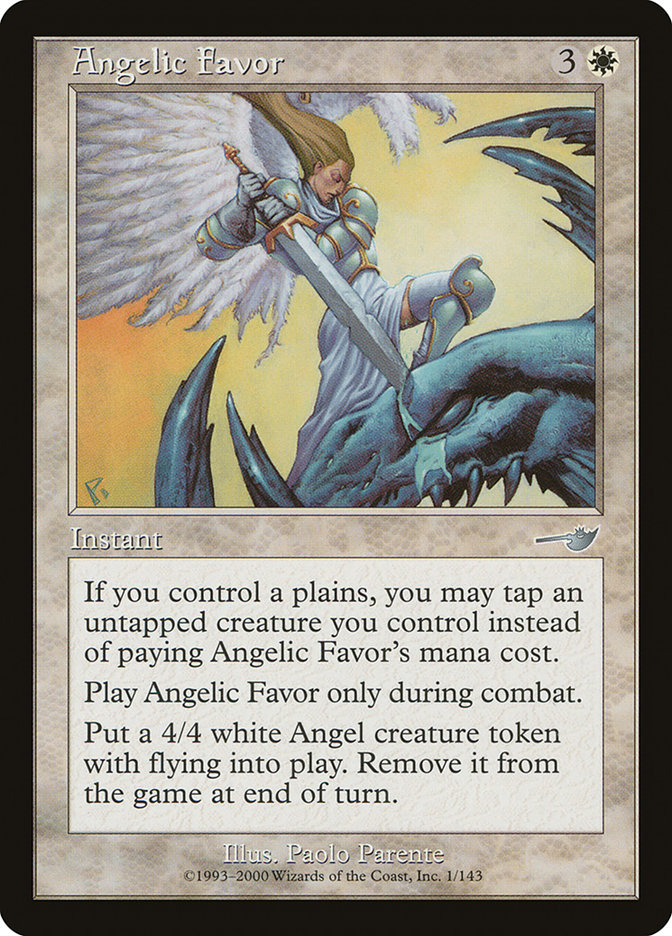 Angelic Favor NEM-1 Nemesis Magic card