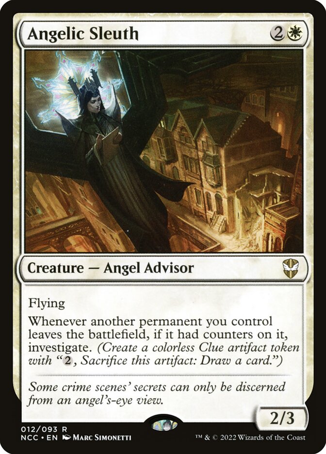 Angelic Sleuth NCC-12 New Capenna Commander Magic card