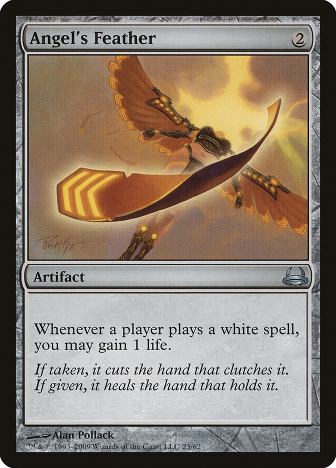 Angel's Feather DDC-23 Duel Decks: Divine vs. Demonic Magic card