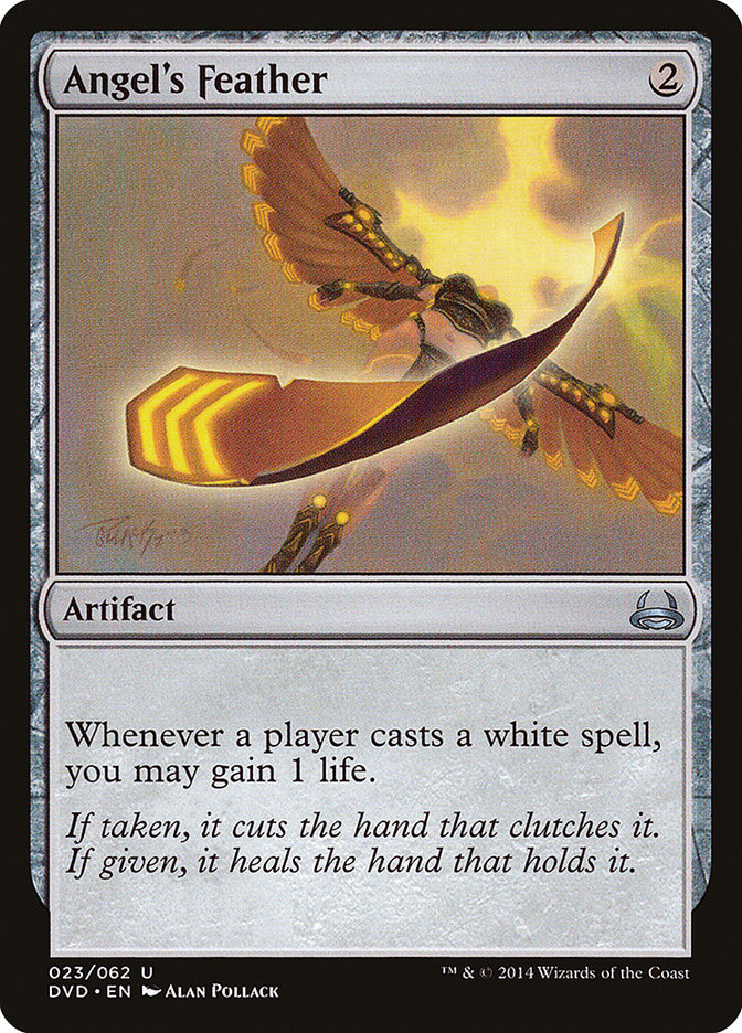 Angel's Feather DVD-23 Duel Decks Anthology: Divine vs. Demonic Magic card