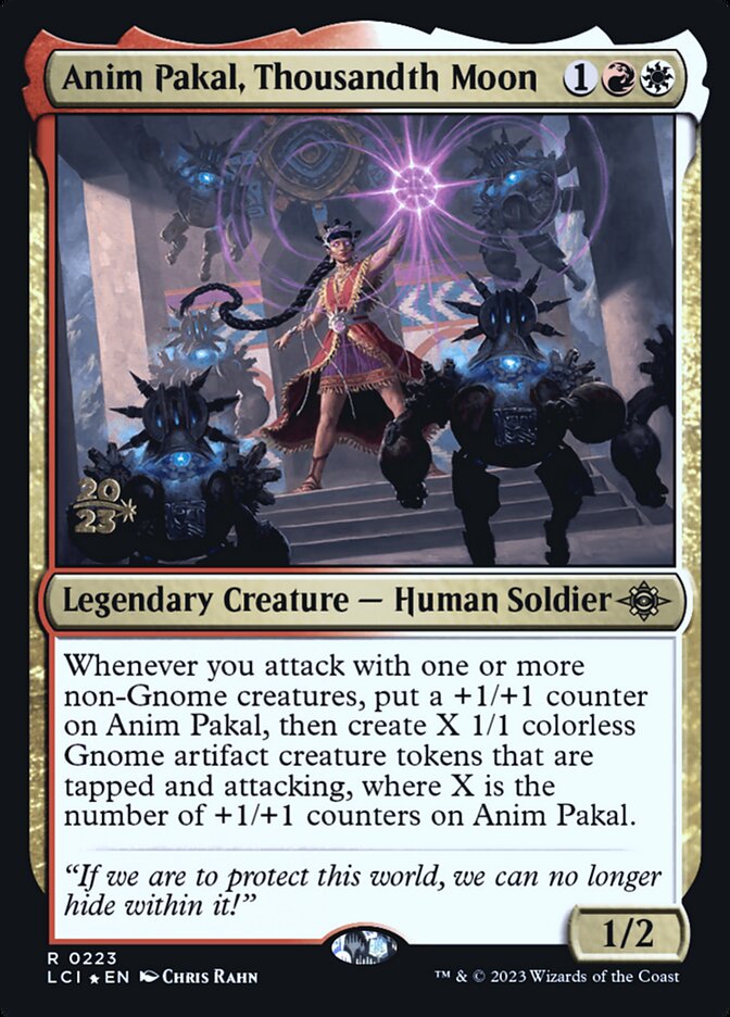 Anim Pakal, Thousandth Moon PLCI-223S The Lost Caverns of Ixalan Promos Magic card