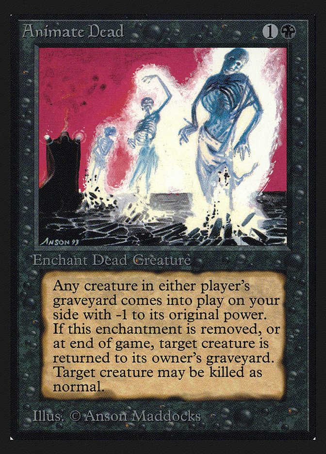 Animate Dead CEI-93 Intl. Collectors' Edition Magic card