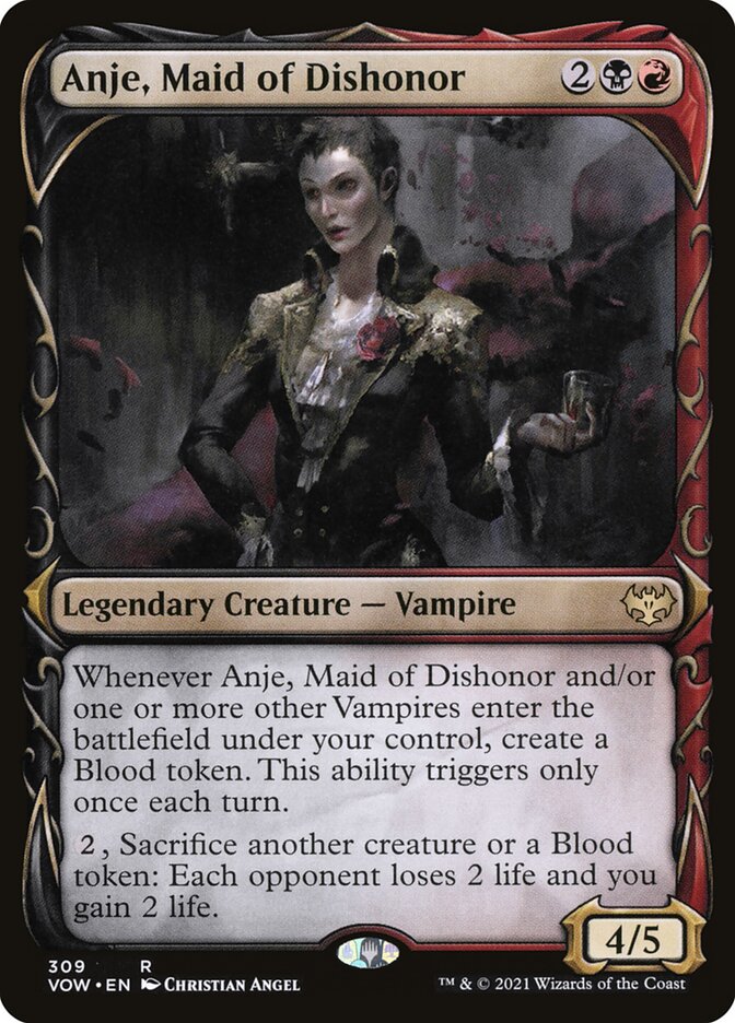 Anje, Maid of Dishonor VOW-309 Innistrad: Crimson Vow Magic card