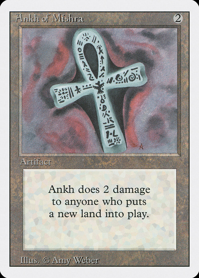 Ankh of Mishra 3ED-233 Revised Edition Magic card