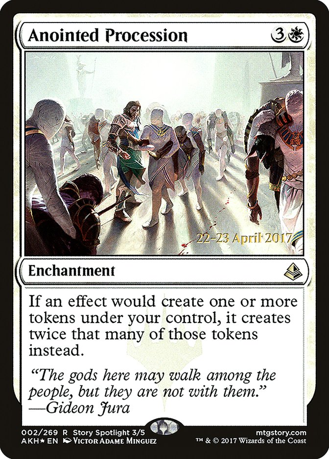 Anointed Procession PAKH-2S Amonkhet Promos Magic card