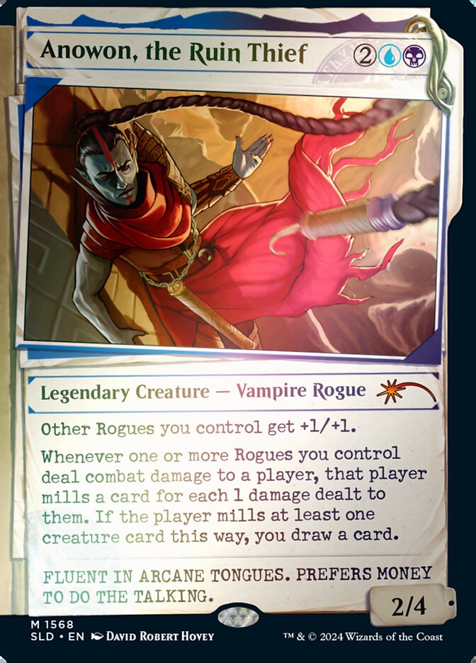 Anowon, the Ruin Thief SLD-1568STAR Secret Lair Drop Magic card