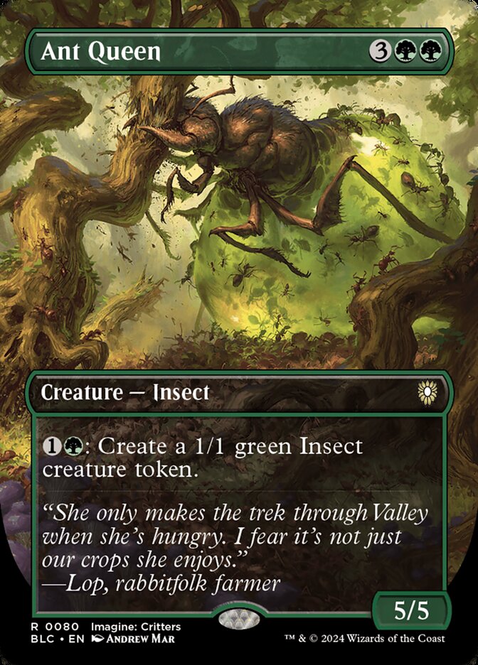 Ant Queen BLC-80 Bloomburrow Commander Magic card