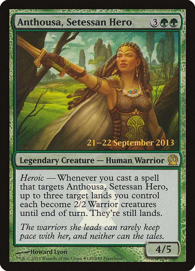 Anthousa, Setessan Hero PTHS-149STAR Theros Promos Magic card