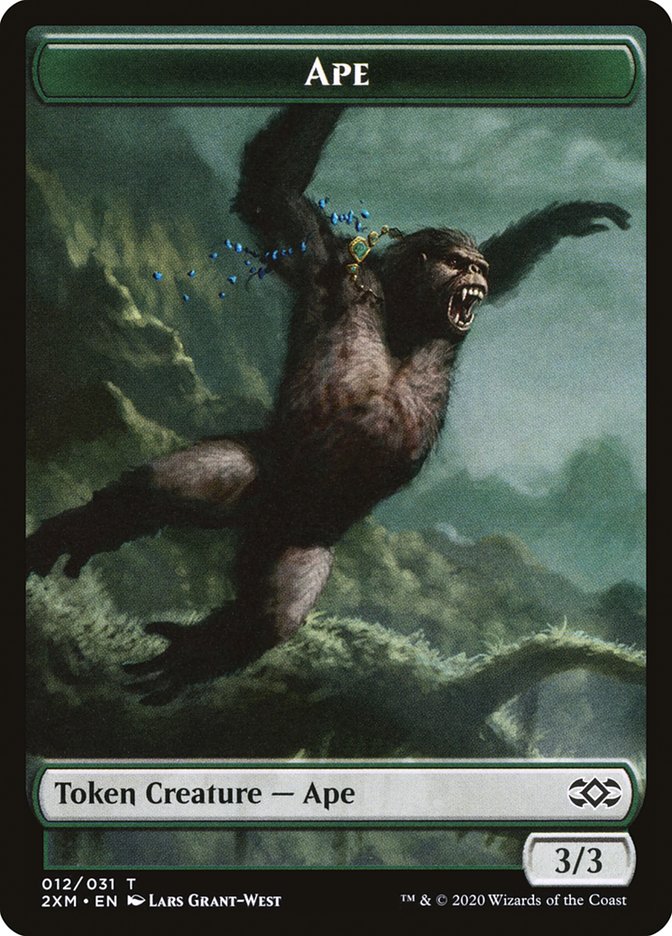 Ape T2XM-12 Double Masters Tokens Magic card