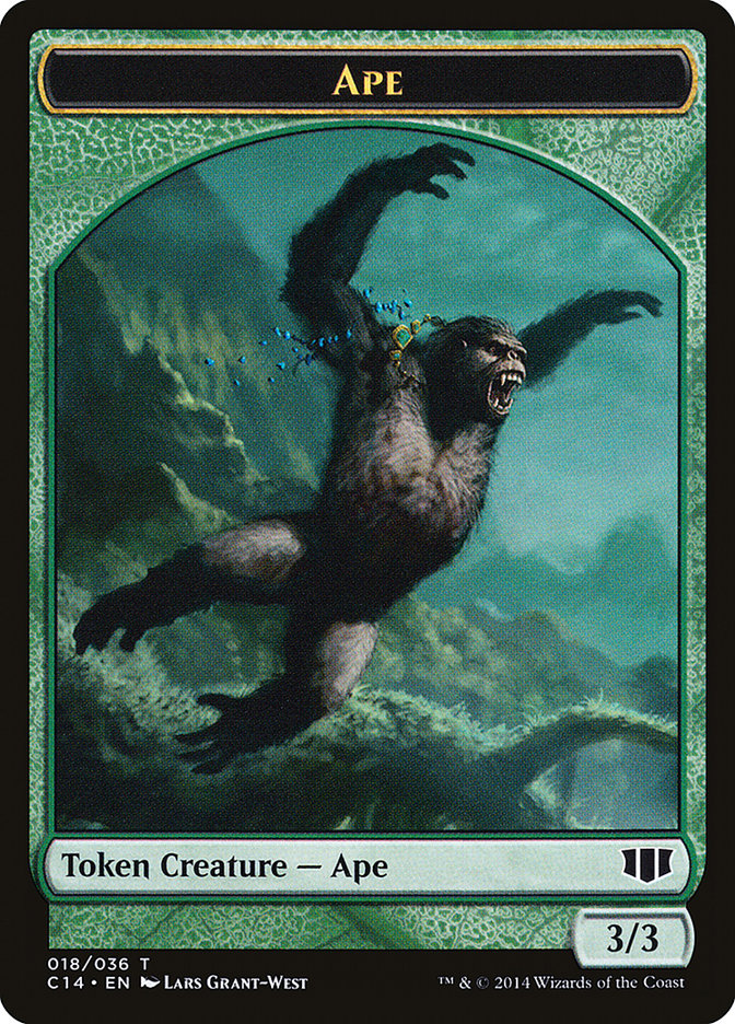 Ape TC14-18 Commander 2014 Tokens Magic card