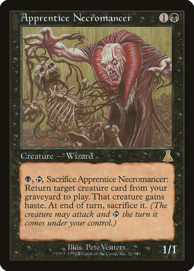 Apprentice Necromancer UDS-51 Urza's Destiny Magic card