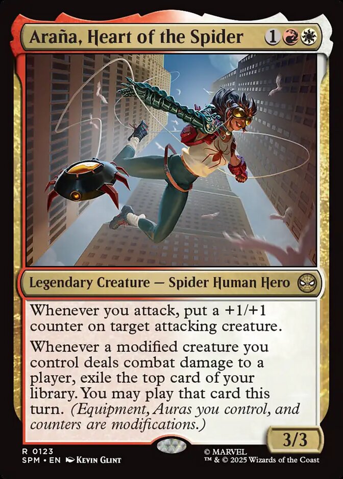 Araña, Heart of the Spider SPM-123 Marvel's Spider-Man Magic card