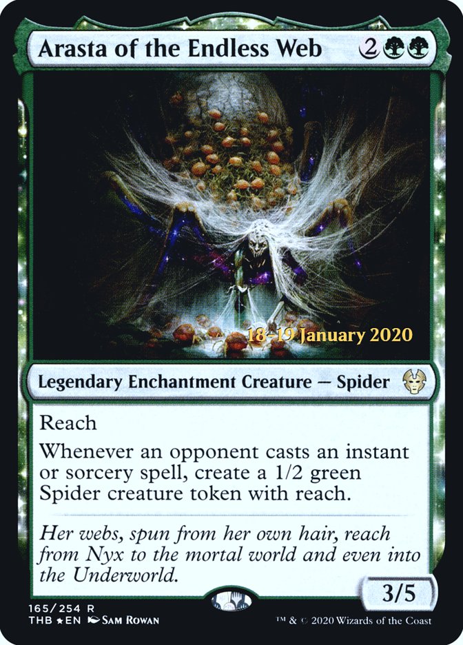 Arasta of the Endless Web PTHB-165S Theros Beyond Death Promos Magic card