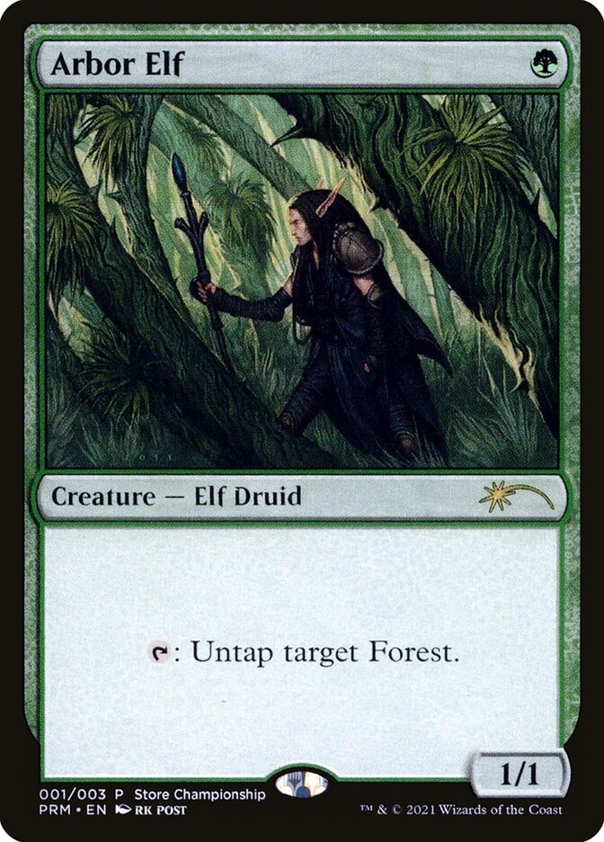 Arbor Elf PW21-1 Wizards Play Network 2021 Magic card