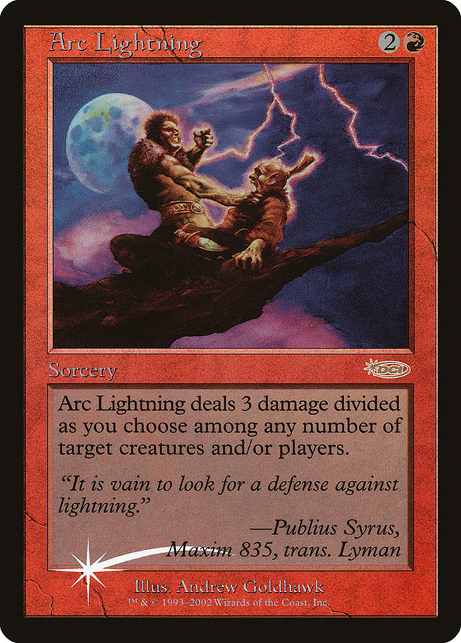 Arc Lightning PAL02-3 Arena League 2002 Magic card