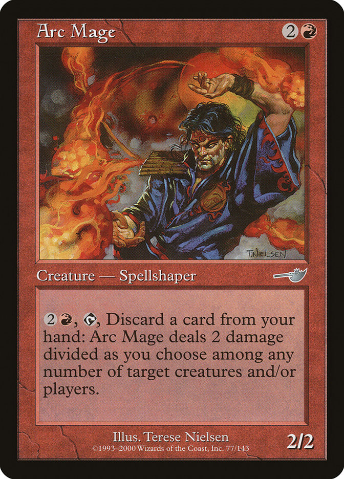 Arc Mage NEM-77 Nemesis Magic card