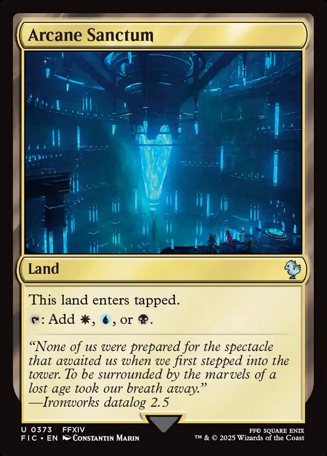 Arcane Sanctum FIC-373 Final Fantasy Commander Magic card