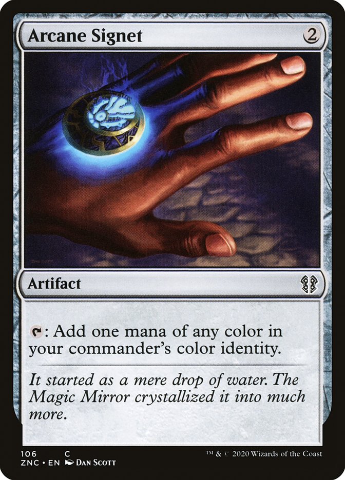 Arcane Signet ZNC-106 Zendikar Rising Commander Magic card