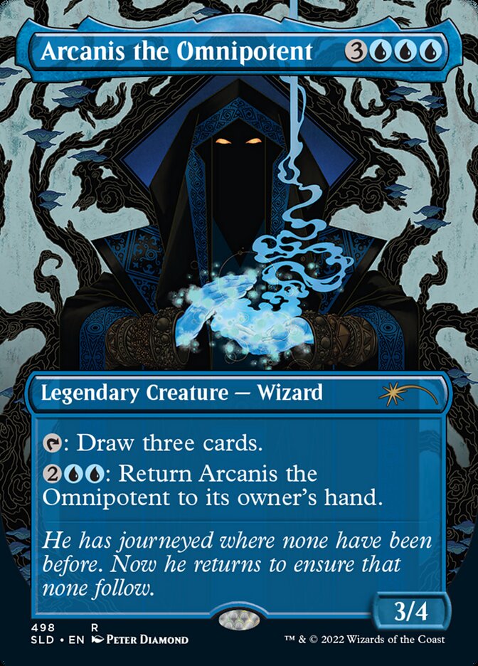 Arcanis the Omnipotent SLD-498 Secret Lair Drop Magic card