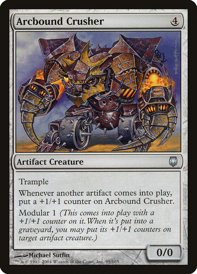 Arcbound Crusher DST-95 Darksteel Magic card