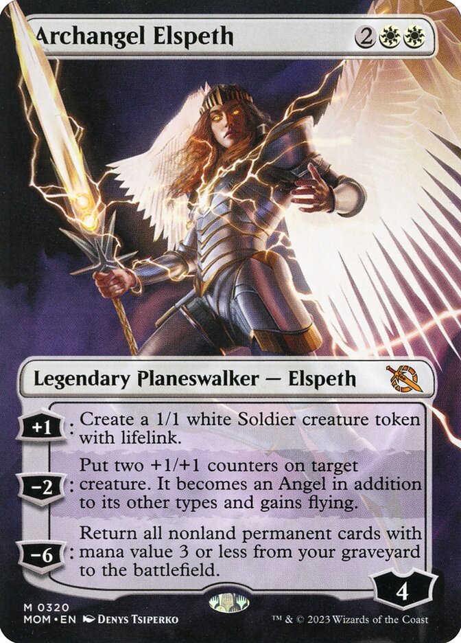 Archangel Elspeth MOM-320 March of the Machine Magic card