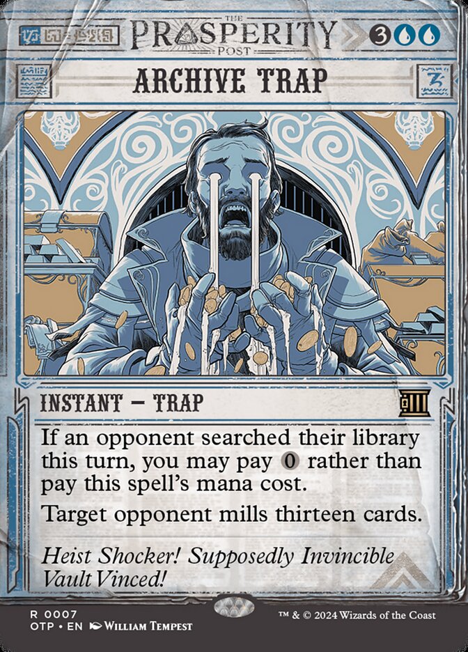 Archive Trap OTP-7 Breaking News Magic card