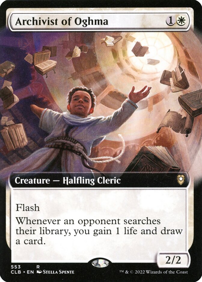 Archivist of Oghma CLB-553 Commander Legends: Battle for Baldur's Gate Magic card
