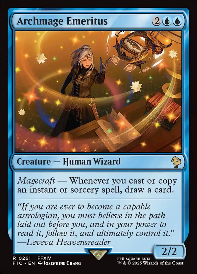 Archmage Emeritus FIC-261 Final Fantasy Commander Magic card