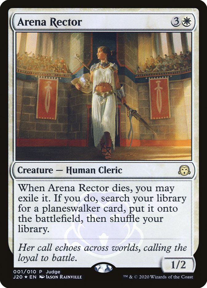 Arena Rector J20-1 Judge Gift Cards 2020 Magic card