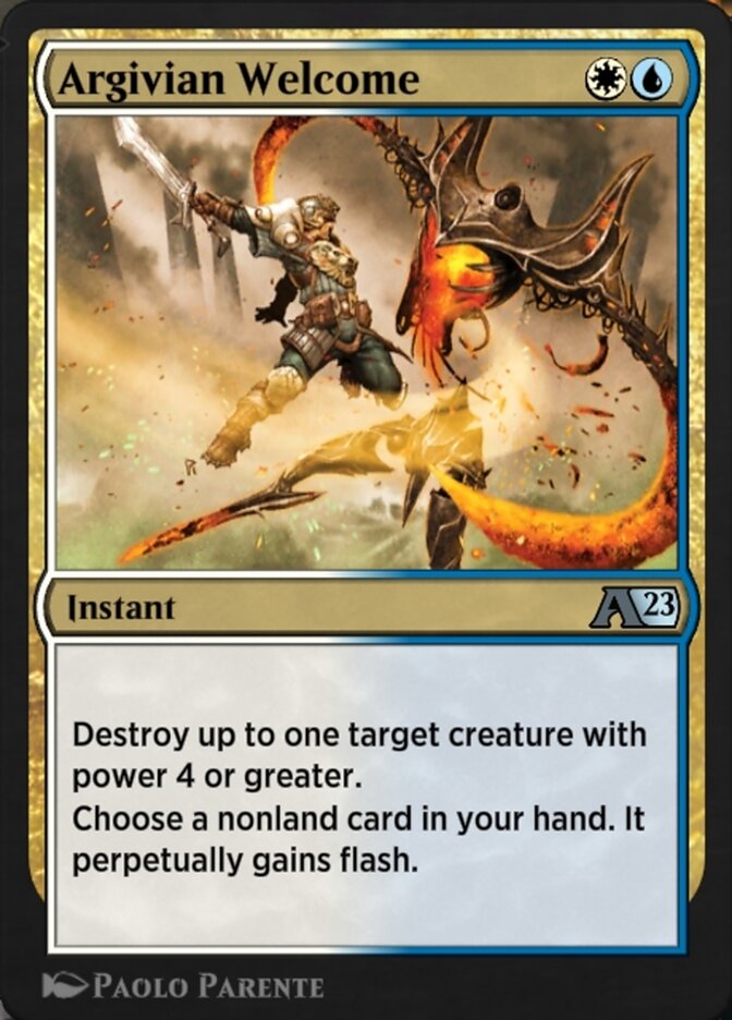 Argivian Welcome YBRO-16 Alchemy: The Brothers' War Magic card