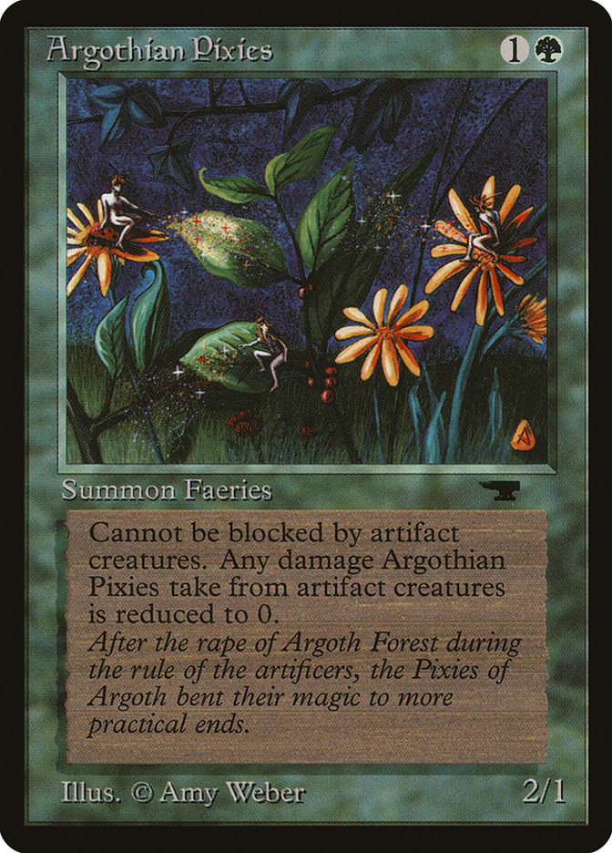 Argothian Pixies ATQ-29 Antiquities Magic card