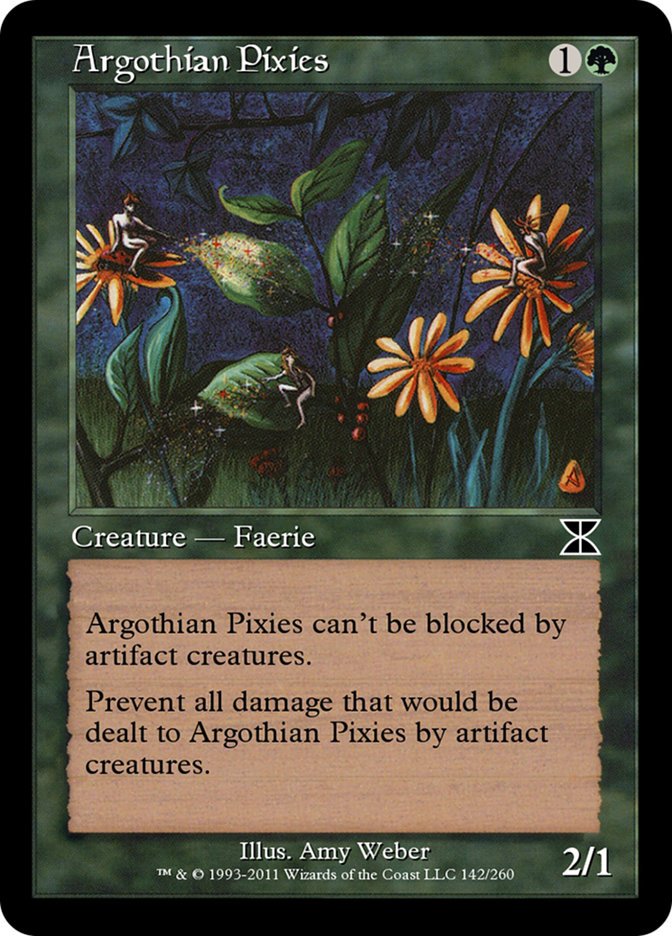 Argothian Pixies ME4-142 Masters Edition IV Magic card