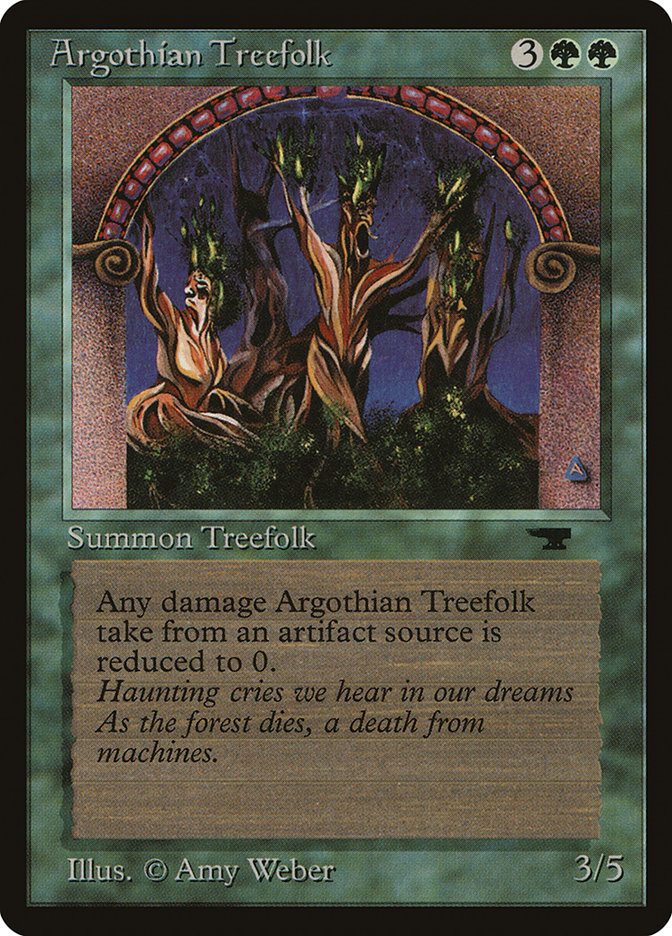 Argothian Treefolk ATQ-30 Antiquities Magic card
