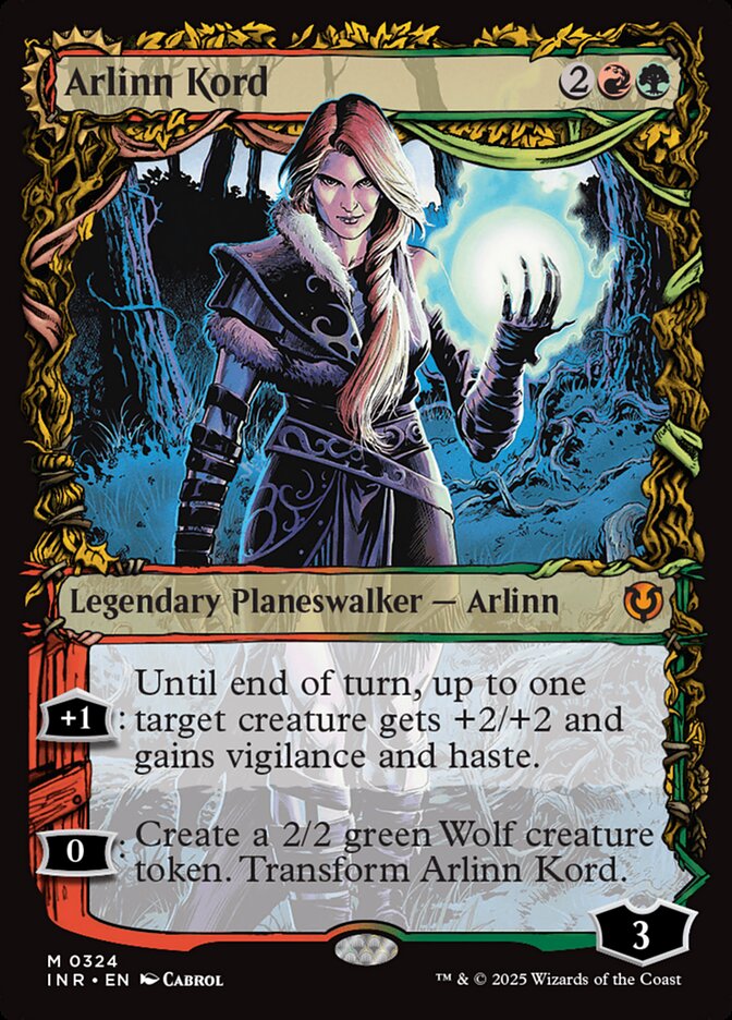 Arlinn Kord // Arlinn, Embraced by the Moon INR-324 Innistrad Remastered Magic card