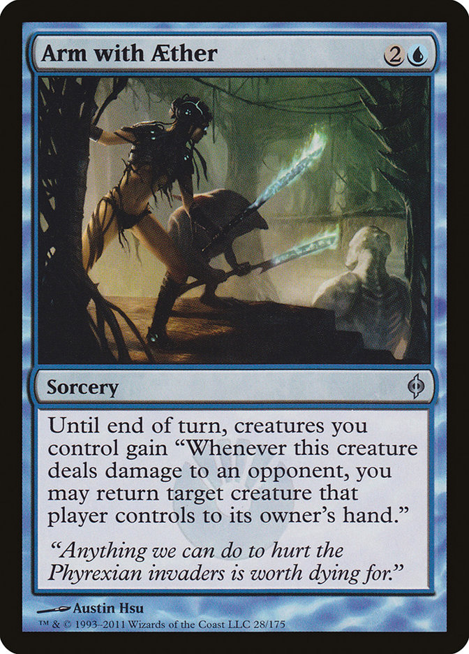 Arm with Aether NPH-28 New Phyrexia Magic card