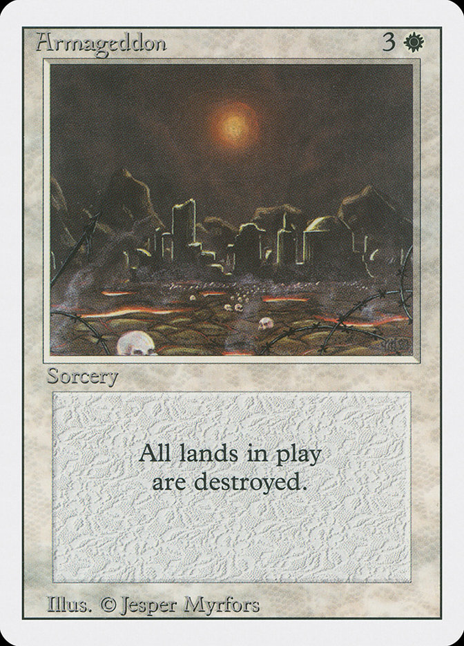 Armageddon 3ED-2 Revised Edition Magic card