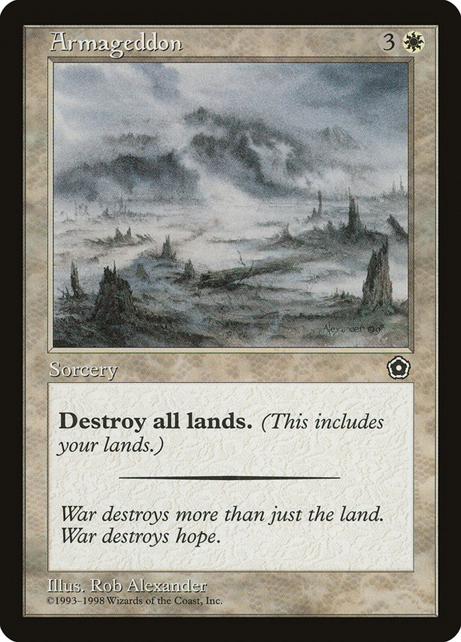 Armageddon P02-12 Portal Second Age Magic card