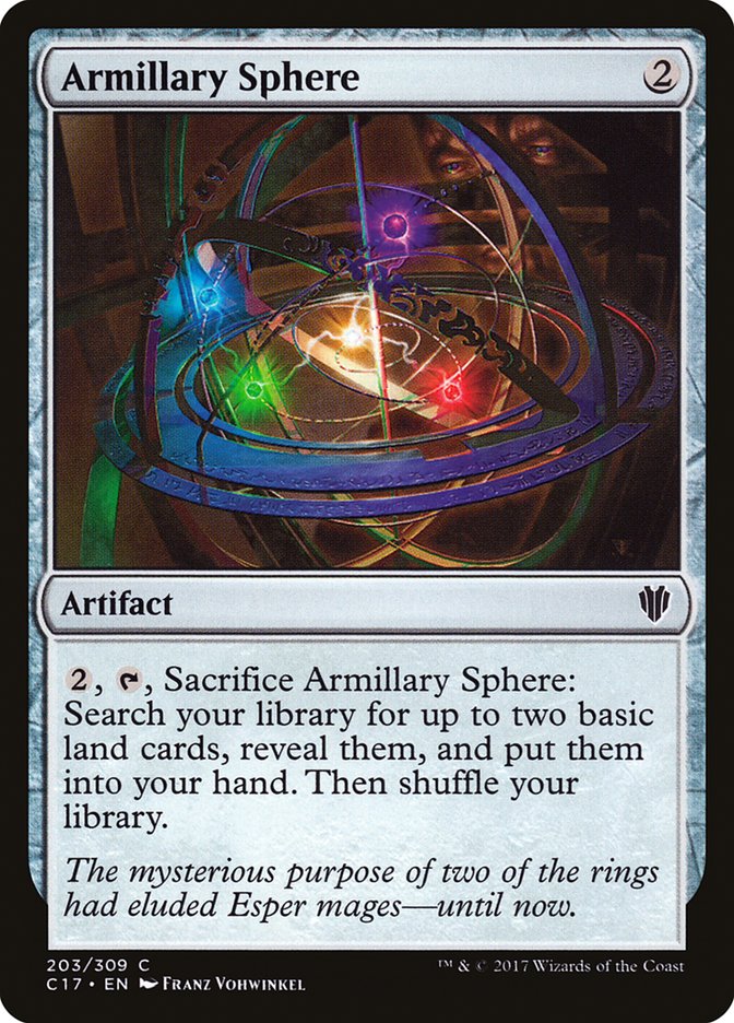 Armillary Sphere C17-203 Commander 2017 Magic card