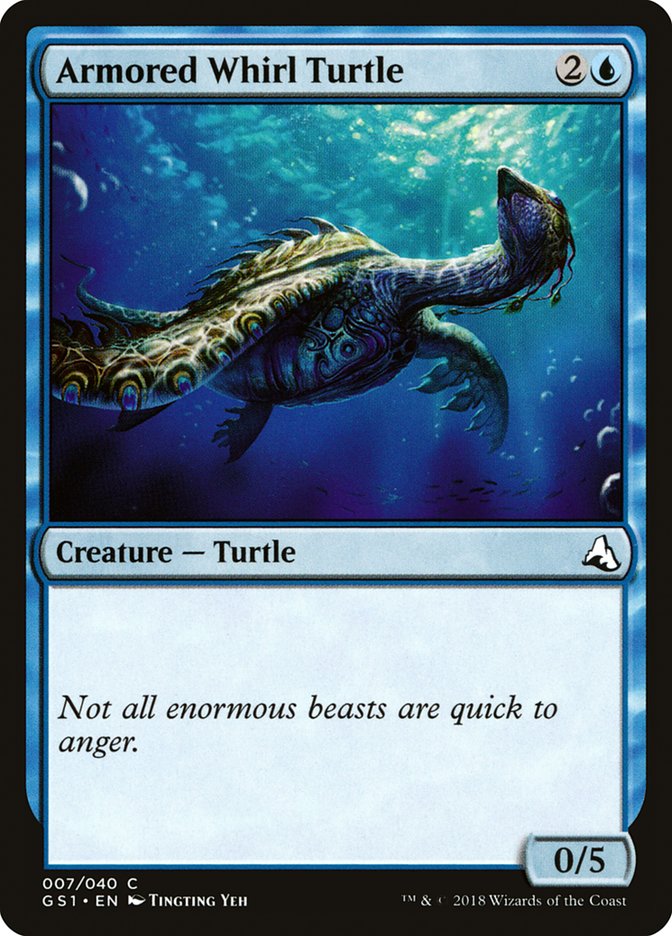 Armored Whirl Turtle GS1-7 Global Series Jiang Yanggu & Mu Yanling Magic card