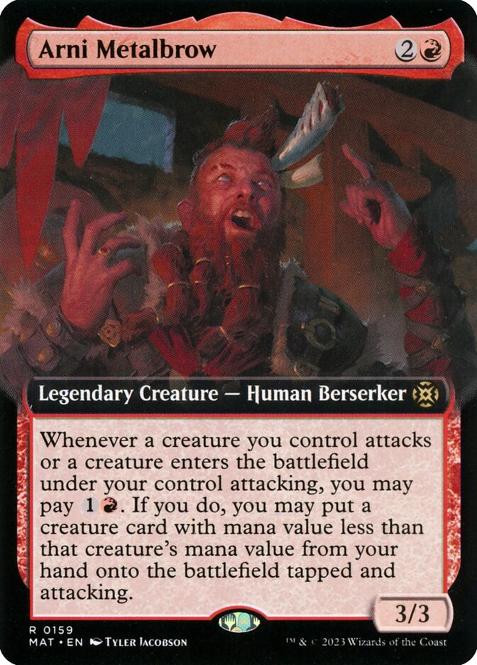Arni Metalbrow MAT-159 March of the Machine: The Aftermath Magic card
