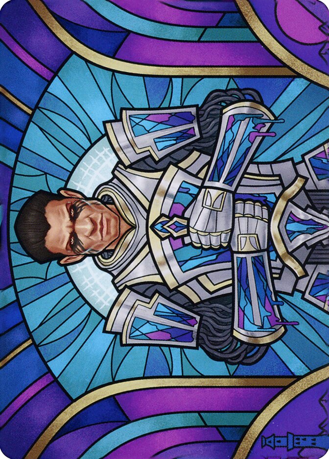 Aron, Benalia's Ruin // Aron, Benalia's Ruin ADMU-43 Dominaria United Art Series Magic card