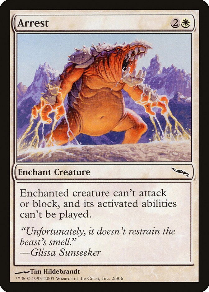 Arrest MRD-2 Mirrodin Magic card