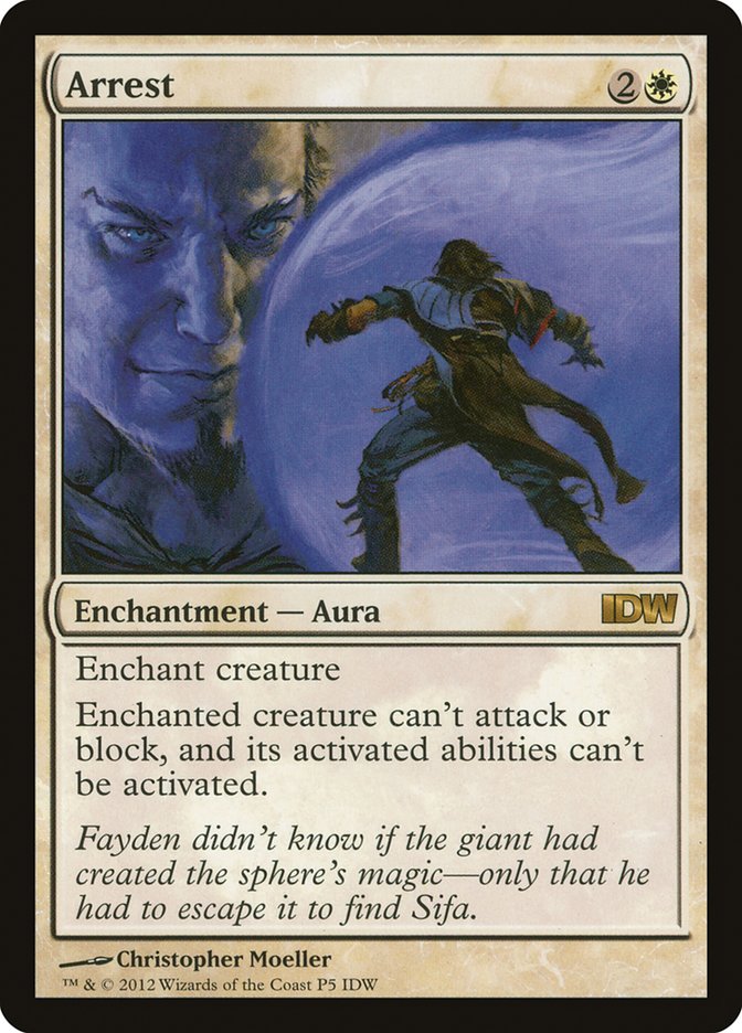 Arrest PIDW-5 IDW Comics Inserts Magic card