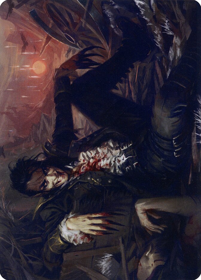 Arrogant Outlaw // Arrogant Outlaw AMID-33 Midnight Hunt Art Series Magic card