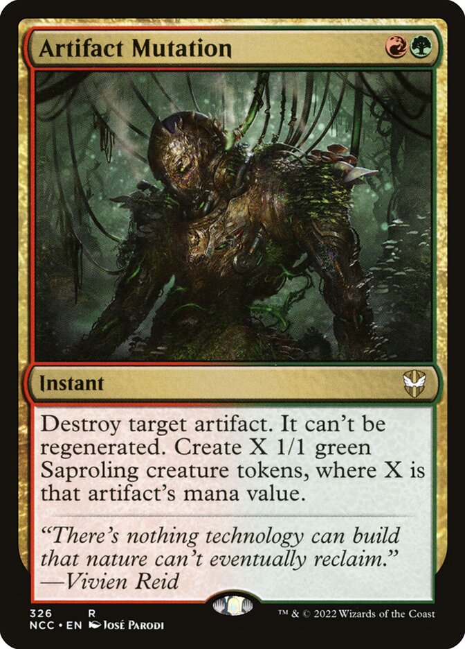 Artifact Mutation NCC-326 New Capenna Commander Magic card