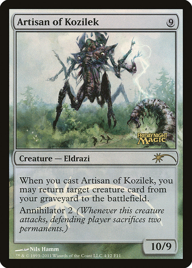 Artisan of Kozilek F11-4 Friday Night Magic 2011 Magic card
