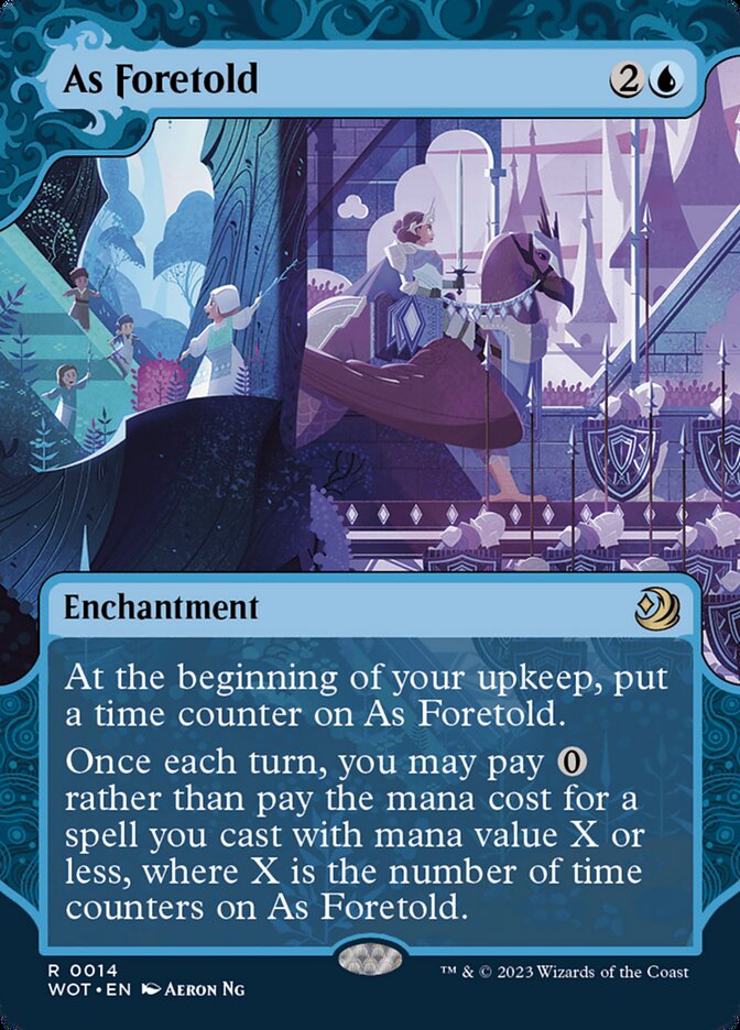 As Foretold WOT-14 Wilds of Eldraine: Enchanting Tales Magic card