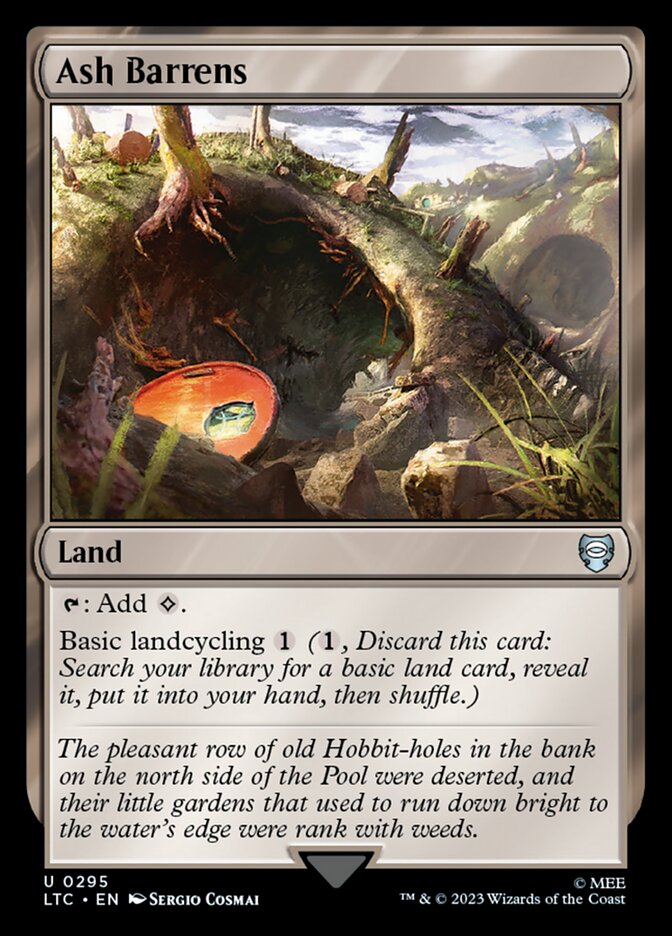 Ash Barrens LTC-295 Tales of Middle-earth Commander Magic card