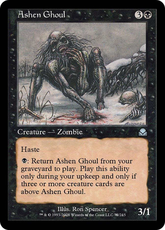 Ashen Ghoul ME2-78 Masters Edition II Magic card